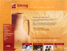 Tablet Screenshot of goehring-stuckateur.de